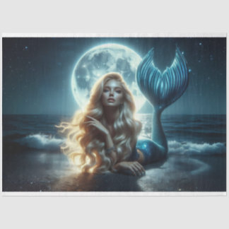 Mermaid Moonlight Tissue Paper Seidenpapier