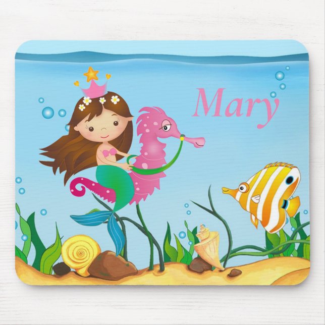 Mermaid-Mouse Mousepad (Vorne)