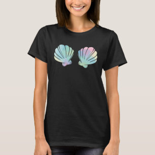Mermaid Muschel Bikini Mermaid Bra Kostüme Party T-Shirt