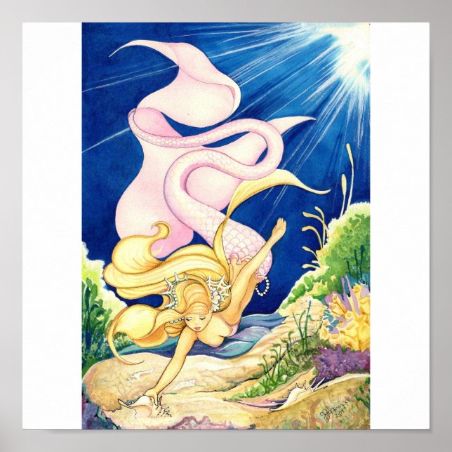 !Mermaid Muschel Hunter Poster (Vorne)