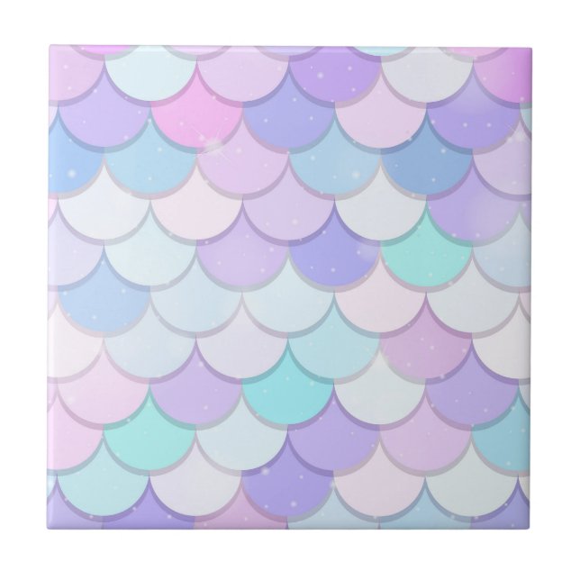 Mermaid-Muster Fliese (Vorderseite)