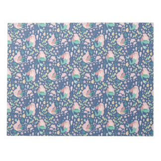 Mermaid Mutter Tochter Bonding Ocean Dark Version Notizblock