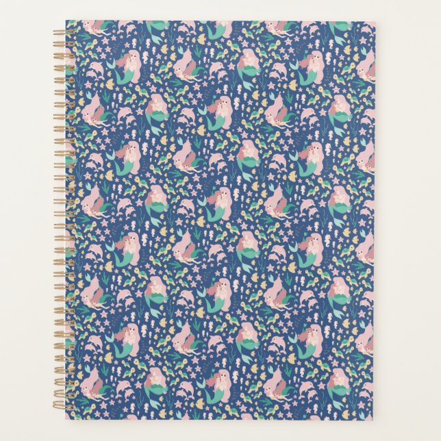 Mermaid Mutter Tochter Bonding Ocean Dark Version Planer (Vorderseite)