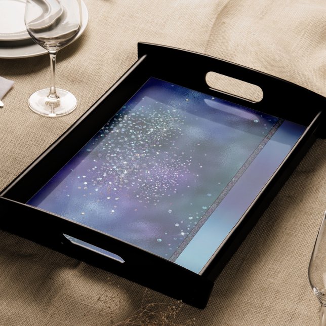 Mermaid Nautical Glam | Dunkelblau Lila Aquamarin Seidenpapier (Von Creator hochgeladen)