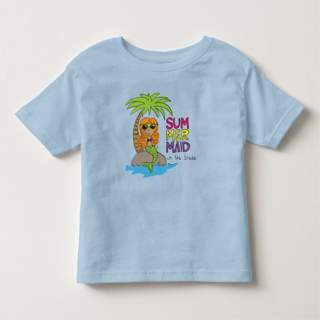 Mermaid Niedlich Kids Kleinkind T-shirt (Vorderseite)