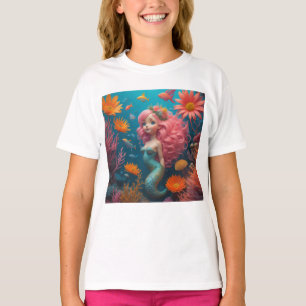 Mermaid Niedlich Pink T - Shirt