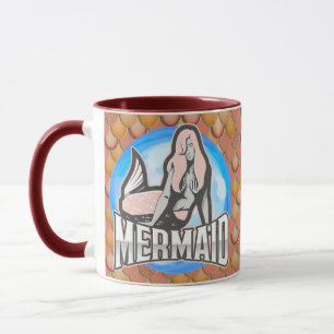 Mermaid Niedlich PINK Tasse