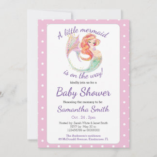 MERMAID NIEDLICHE MUTTER, DIE unter Meer sein Einladung