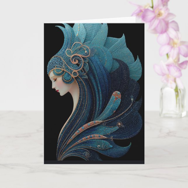 MERMAID NOIR #2 KARTE (Orchidee)