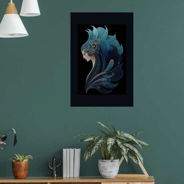 MERMAID NOIR #2 POSTER (Wohnzimmer 1)