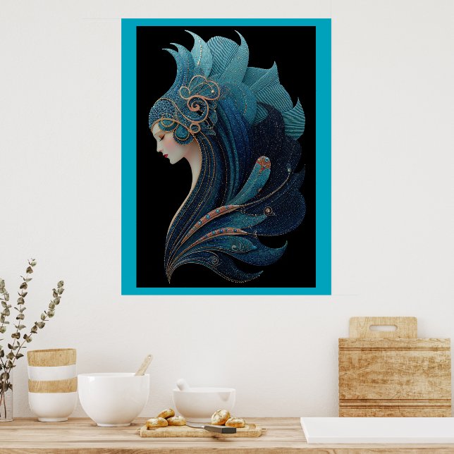 MERMAID NOIR #2 POSTER (Küche)