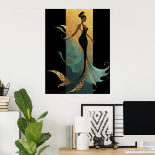 MERMAID NOIR SERIE #1  POSTER
