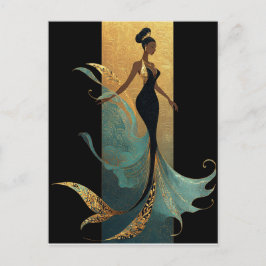 MERMAID NOIR SERIE #1 Postkarte
