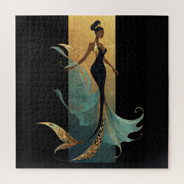 MERMAID NOIR SERIE #1  PUZZLE (Vertikal)