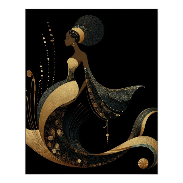 MERMAID NOIRE' #4 POSTER (Vorderseite)