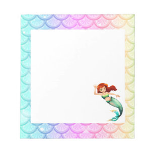 Mermaid Note Pad Notizblock