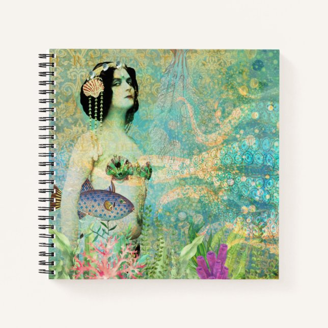 Mermaid-Notebook Notizbuch (Vorderseite)