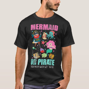 Mermaid oder Pirate Gender Reveal T-Shirt