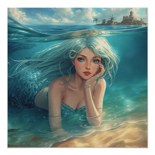 Mermaid of the Island Horizon Poster (Vorderseite)