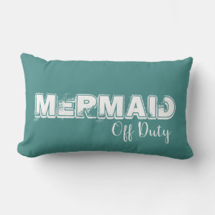 Mermaid Off Duty Beach Lover Throw Kissen