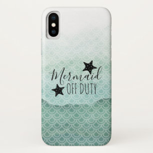 Mermaid Off Duty Green Wassercolor Handy Fall Case-Mate iPhone Hülle