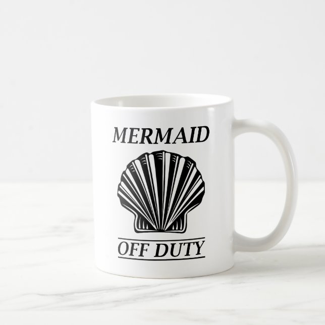 Mermaid Off Duty Kaffeetasse (Rechts)