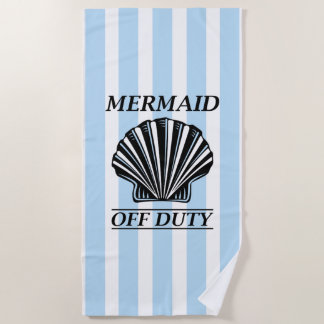 Mermaid Off Duty Strandtuch
