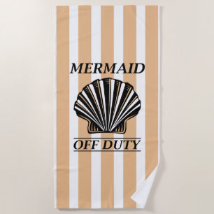 Mermaid Off Duty Strandtuch