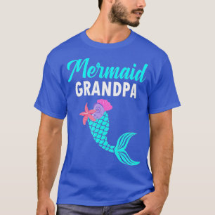 Mermaid Opa Familie Matching Mermaid Birthday P T-Shirt