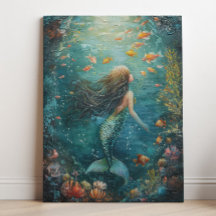 Mermaid Painting Art