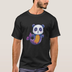 Mermaid Panda - Panda Bär Japanisch T-Shirt