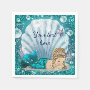 Mermaid Paper Napkins Serviette