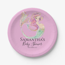 Mermaid Party Baby Showmutter Pappteller