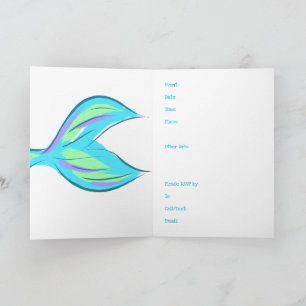 Mermaid Party Einladung