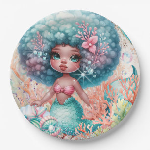 Mermaid Party Plate Pappteller