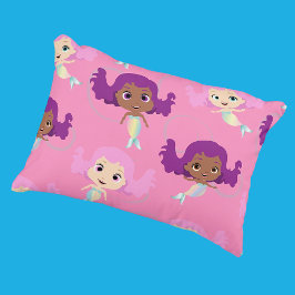 Mermaid Pink Lila Muster Dekokissen