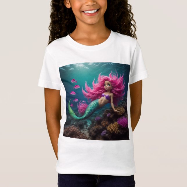 Mermaid Pink T-Shirt (Vorderseite)