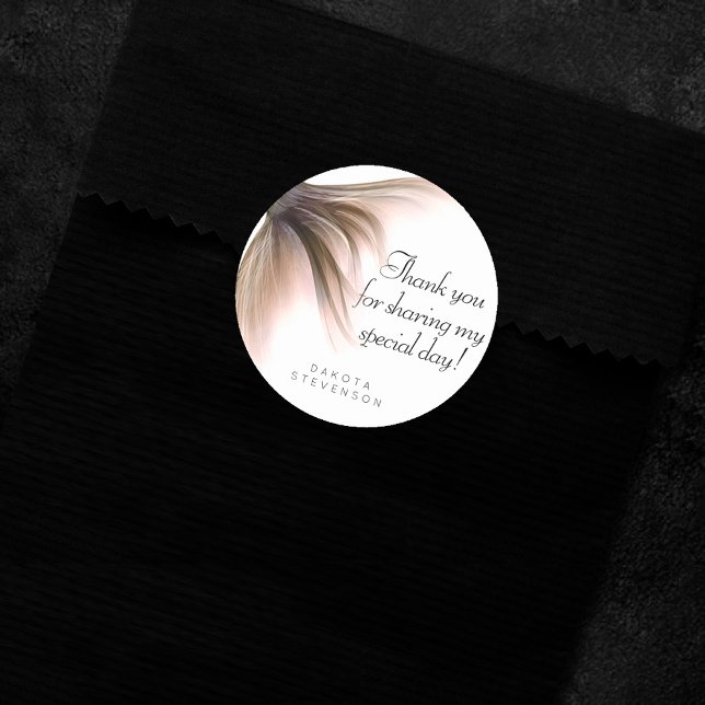 Mermaid Posh Schwanz | Dusty Terracotta Vielen Dan Runder Aufkleber (Von Creator hochgeladen)