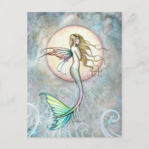 Mermaid Postcard von Molly Harrison Postkarte