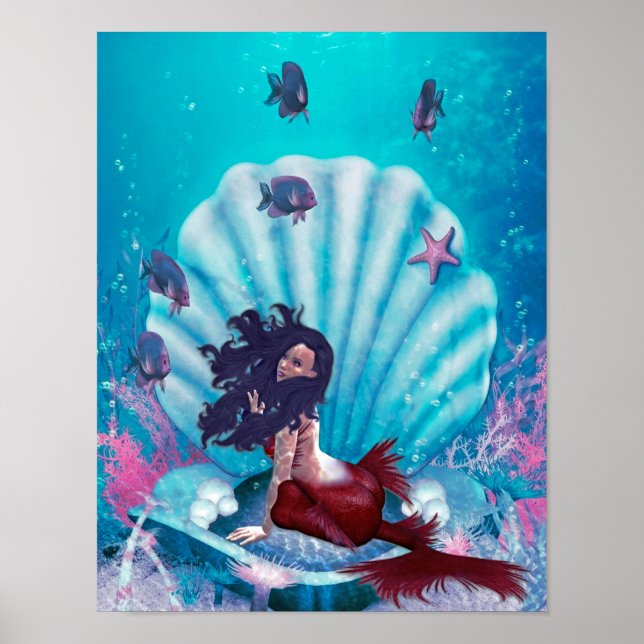 Mermaid Poster (Vorne)