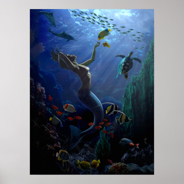 Mermaid Poster (Vorne)