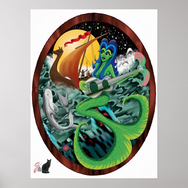 Mermaid Poster (Vorne)