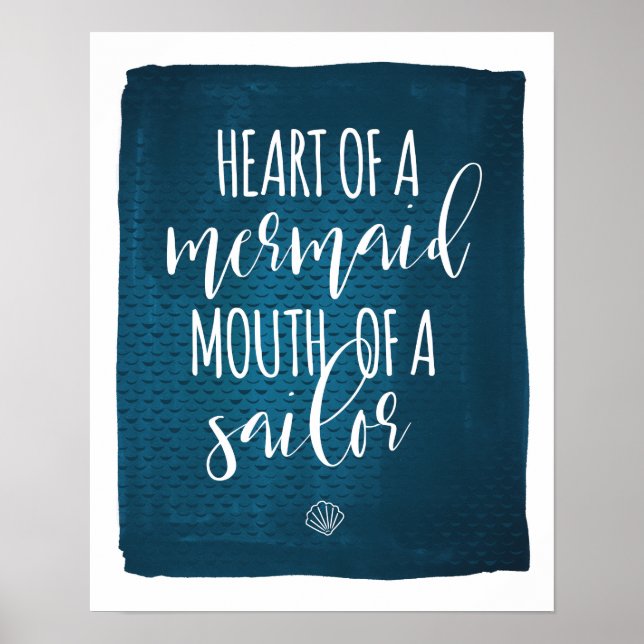 Mermaid Poster (Vorne)