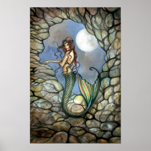 Mermaid Poster Print von Molly Harrison