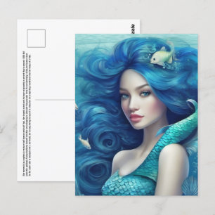 Mermaid Postkarte