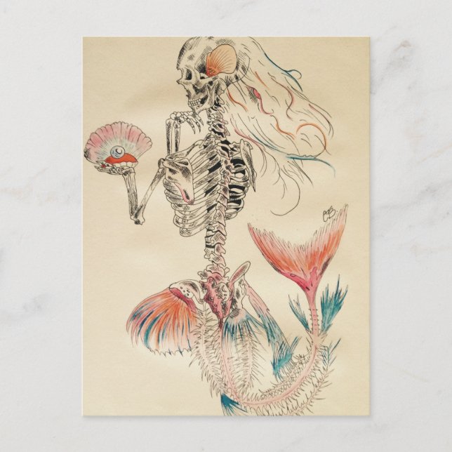 Mermaid Postkarte (Vorderseite)