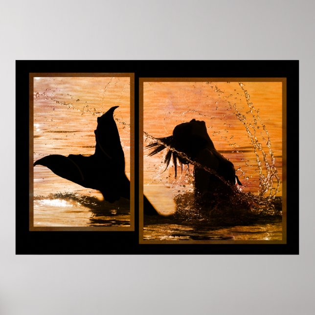 Mermaid Print Poster (Vorne)