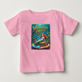 Mermaid Queen Baby Girl Adorable Ocean Princess T-shirt