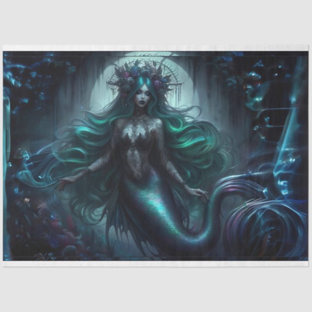 Mermaid Queen Seidenpapier (Vorderseite)