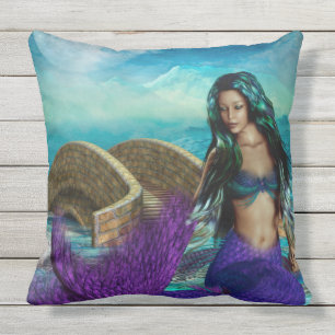 Mermaid Saisonserie "McBeth" WINTER Kissen Für Draußen